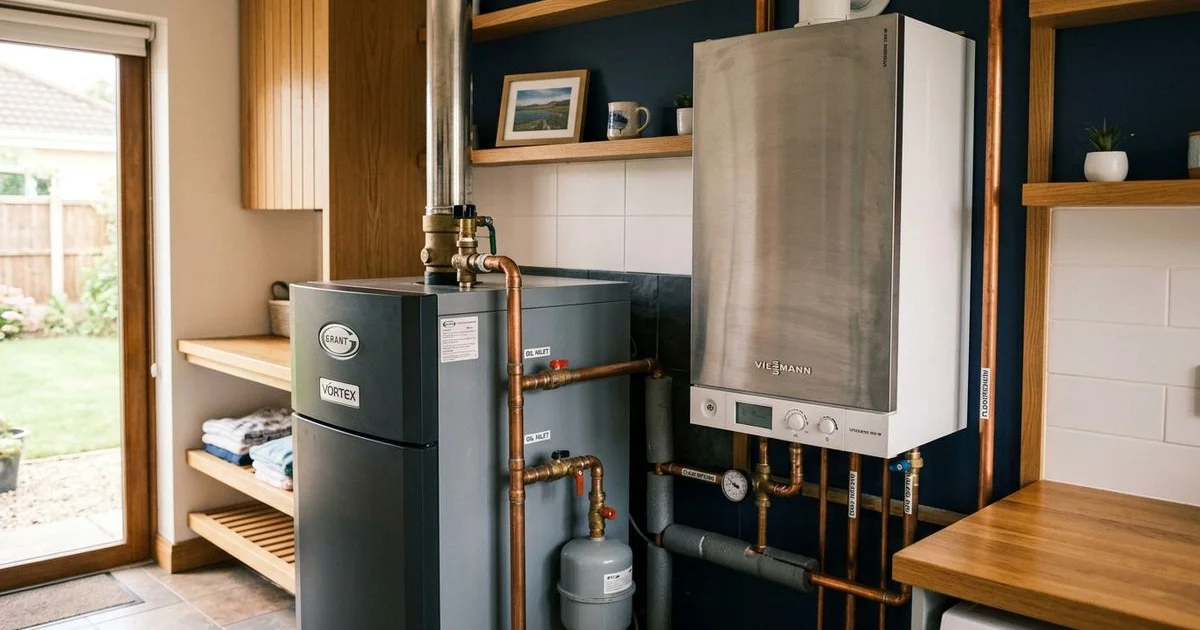 Oil boiler and gas boiler side by side comparison for Irish homeowners